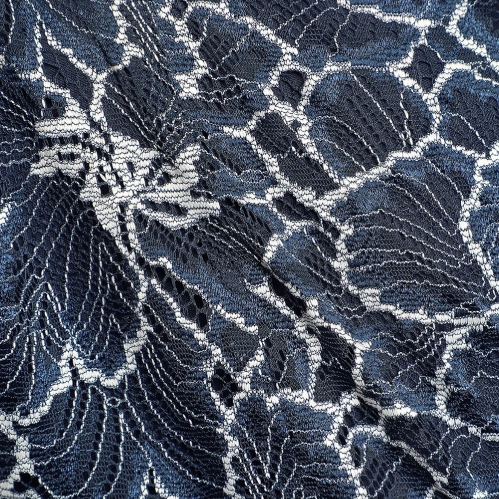 Fleur Allured Navy Blue Lace Midi Dress - Lulus - navy